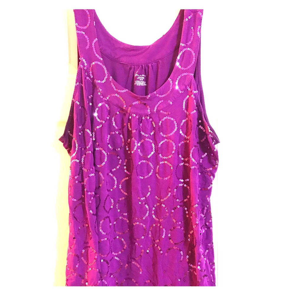 Lane Bryant sequined tank top